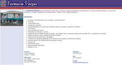 Desktop Screenshot of farmaciavargas.com