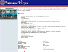 Tablet Screenshot of farmaciavargas.com